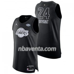 Camiseta Hombre Los Angeles Lakers Kobe Bryant 24 2018 All Star Jordan Brand Negro Swingman